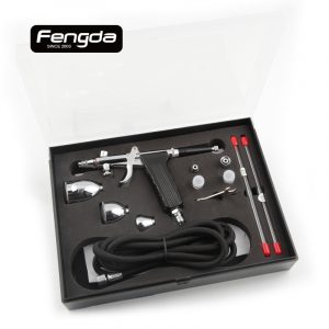 Airbrush gun BD-116C with 0,3mm and 0,5mm and 0,8mm nozzle
