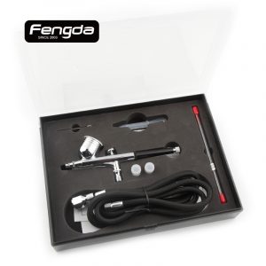 Airbrush gun BD-130K with 0,2 - 0,3 and 0,5mm needle/nozzle and hose